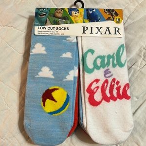 Pixar Low Cut socks. 10 pair. NEW. Incredibles, Mknsters Inc. and more